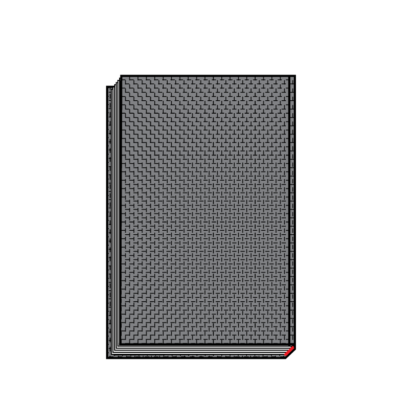 hardcover book printing back cover