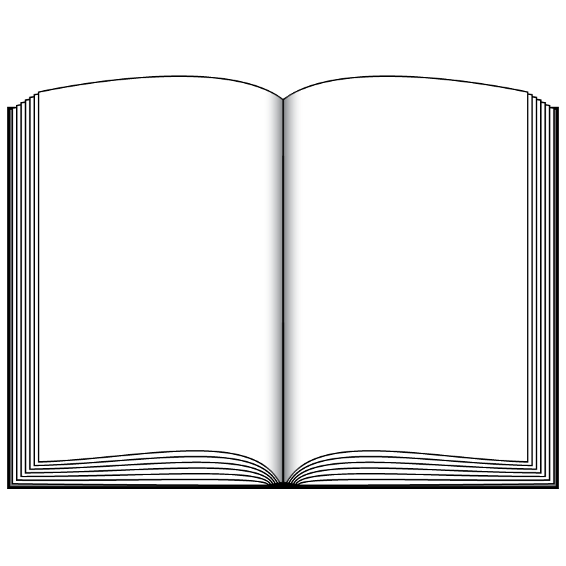 Soft Cover Book Open